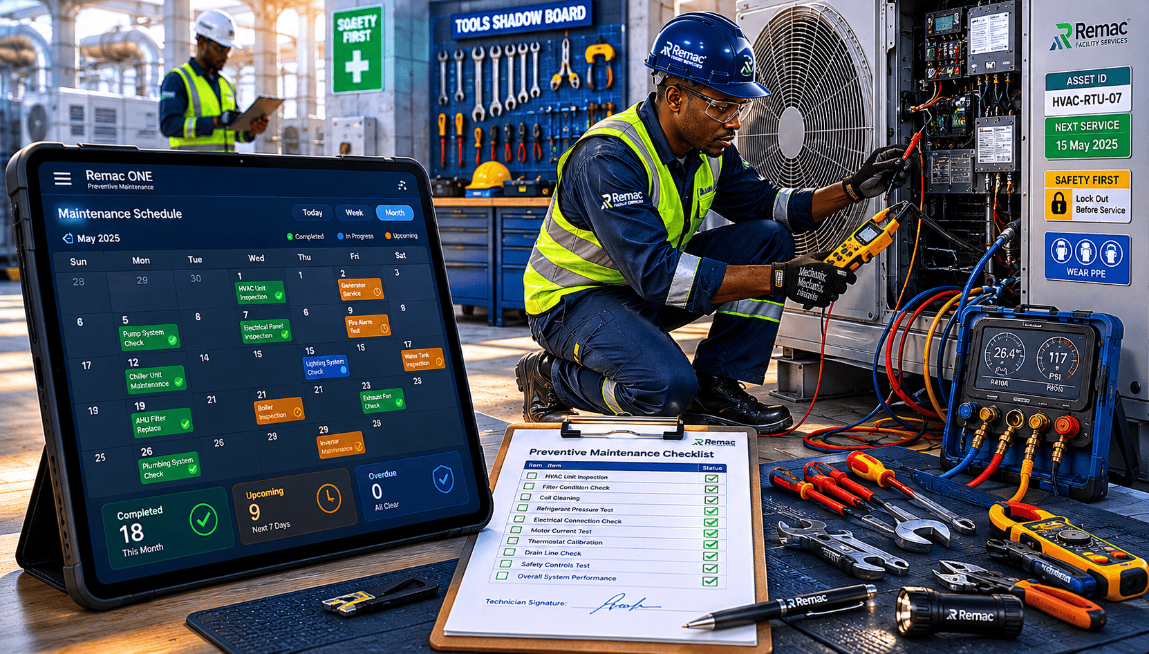 Preventive Maintenance services provided by Remarc Limited in Kenya, Tanzania, Uganda, and Rwanda