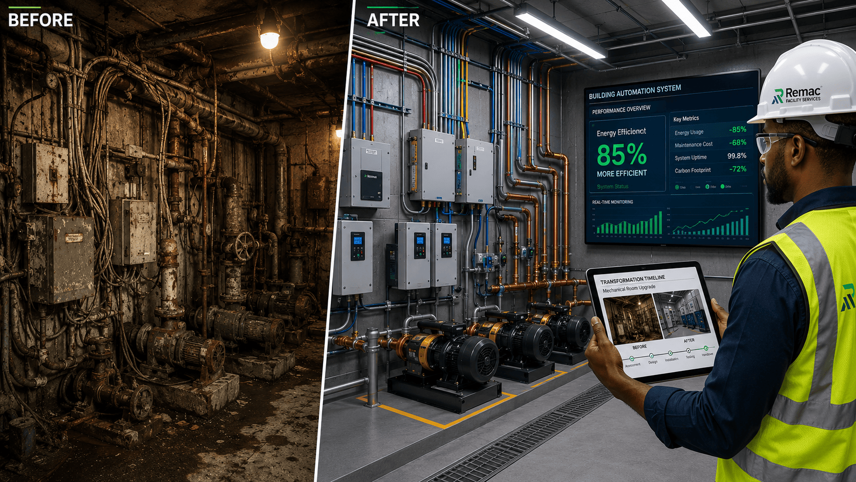 MEP Upgrades services provided by Remarc Limited in Kenya, Tanzania, Uganda, and Rwanda
